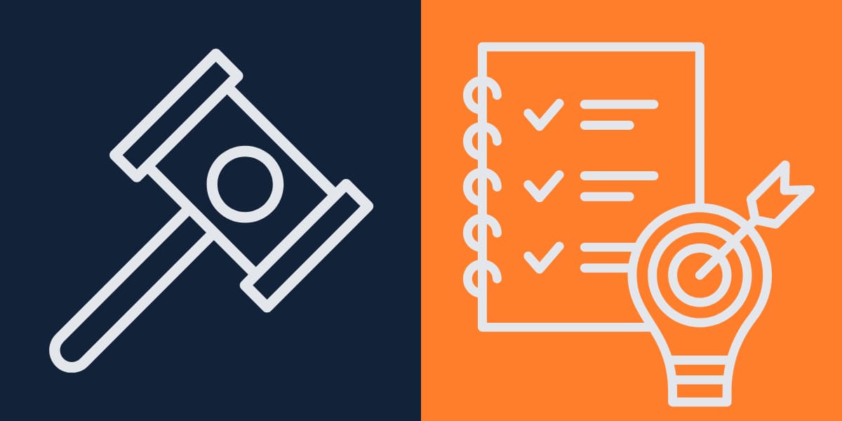 icon of mallet over blue background representing 